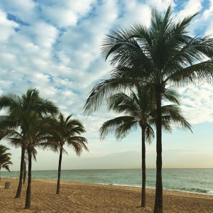 Meditation on the beach